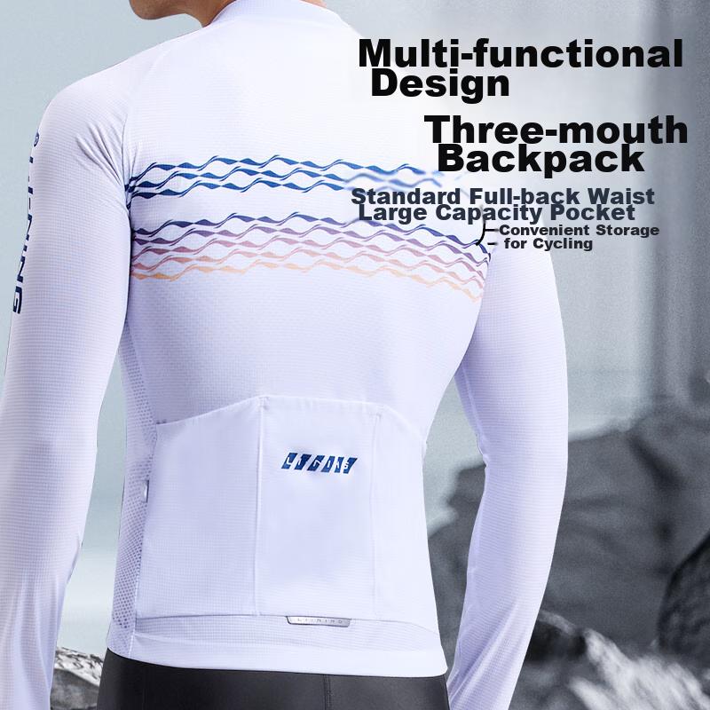 Cycling Jersey Long Sleeve Autumn And Winter New Style Men's Road Bike Mountain Bike Breathable Top Quick-Dry Cycling Clothing