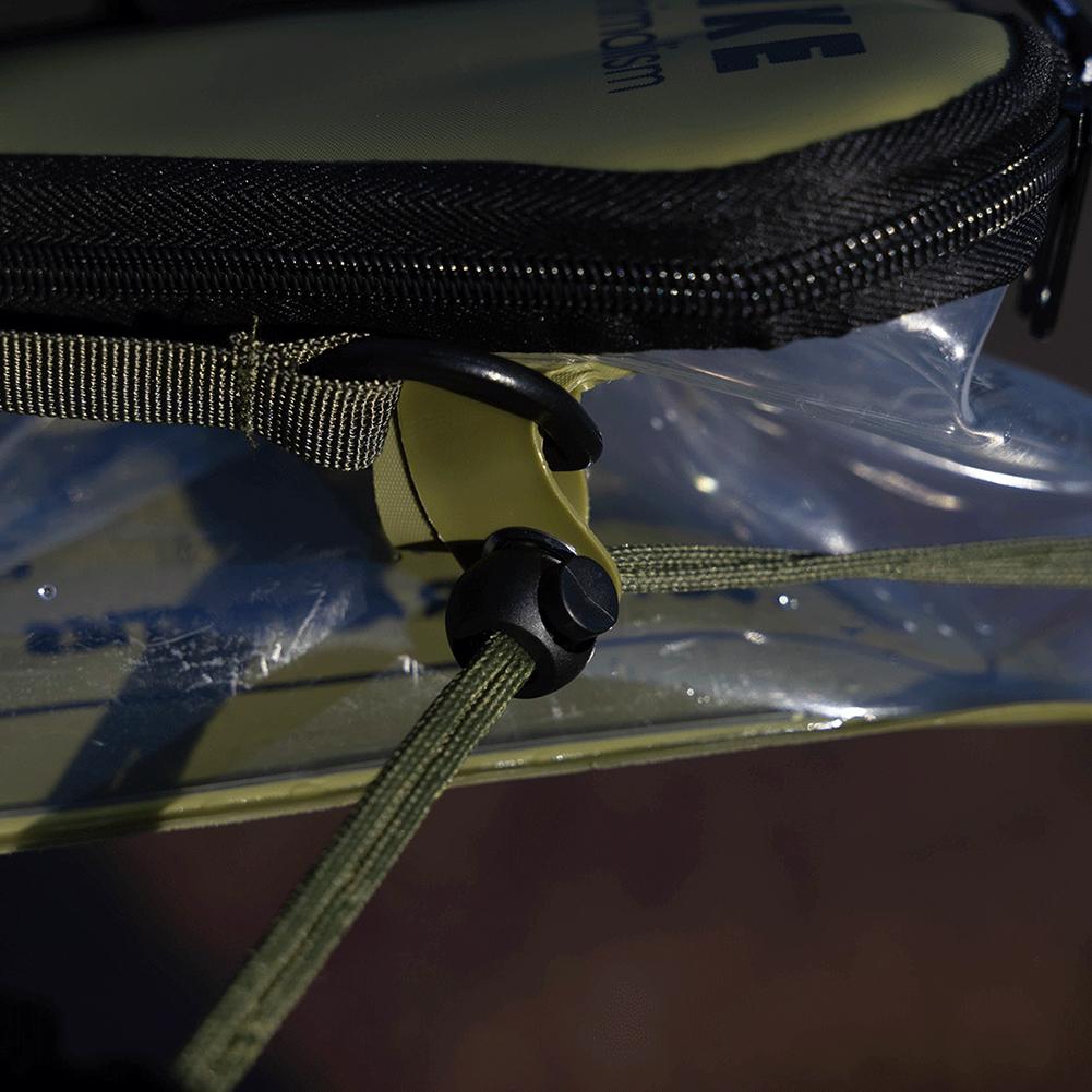 Transparent Fishing Bucket with Breathable Mesh Lid Live Fish Bucket Multi-Functional Outdoor Collapsible Bucket for Ice Fishing