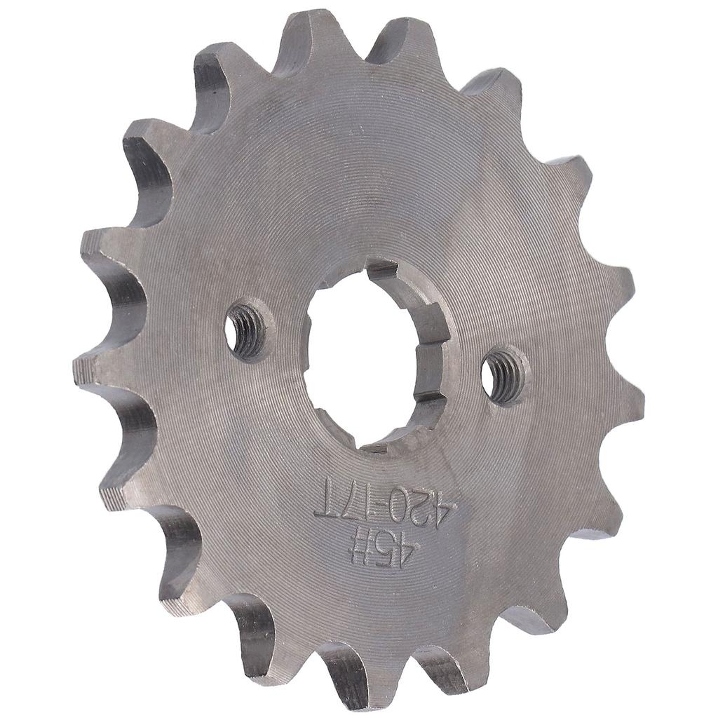 420 17T 0.8in Drive Front Counter Sprocket for 110cc 125cc 150cc Chinese Pit Bikes ATVs