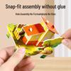 3D Stereoscopic Small House DIY Puzzle for Kids Ages 3-6 - Educational Paper Craft Toy