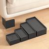 4-Pack Universal Furniture Feet Pads (Sofa/Tea Table/Shoe Cabinet) – Waterproof Non-Slip Adjustable Elevation Pads