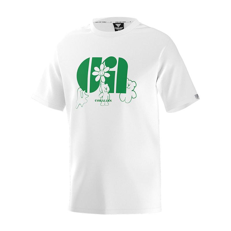 CORALIAN Tennis Round Sorona T-Shirt White