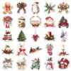 50 Retro Watercolor Christmas Stickers Holiday Decorations Hand Curtain Water Cup