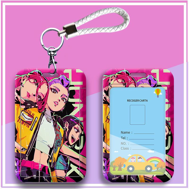 Demon Hunter Squad Campus Student ID Badge Lanyard & Holder