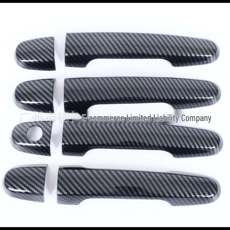 Chrome Door Handle Stickers for 2002-2006 Toyota Camry - Outer Decorative Covers.