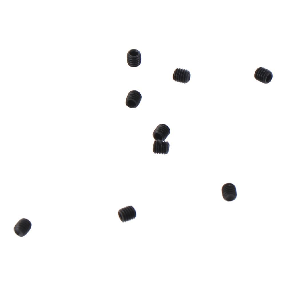 50pcs Countersunk Black Hex Socket Set Carbon Steel M3x3mm Grub Screws 12.9 Grade Positioning Screws