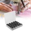 25pcs Soft Feel Bobbin Thread Kit Polyester Embroidery Bobbins Prewound Bobbins  For Sewing Machines