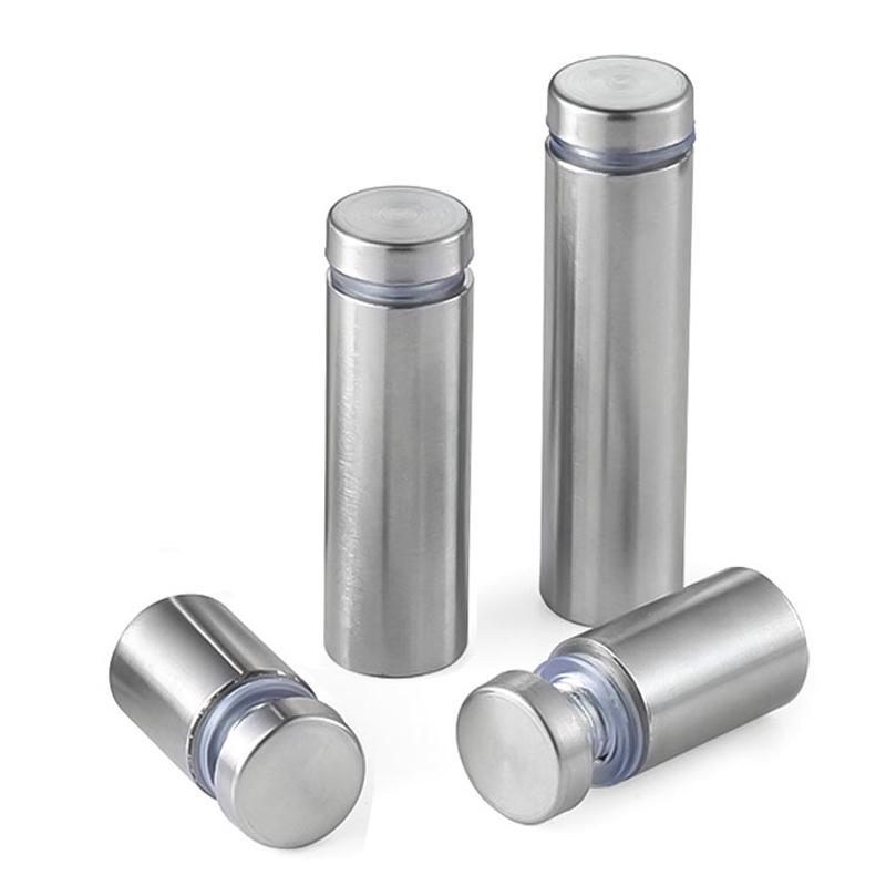 4/ 6pcs Glass Fasteners Durable Stainless Steel Acrylic Advertising Bracket Pins Billboard Fixing Screws Bracket