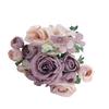 Elegant 7 Heads Realistic Silk Roses Bouquet Artificial Flower For Wedding Home Decoration Photography Props