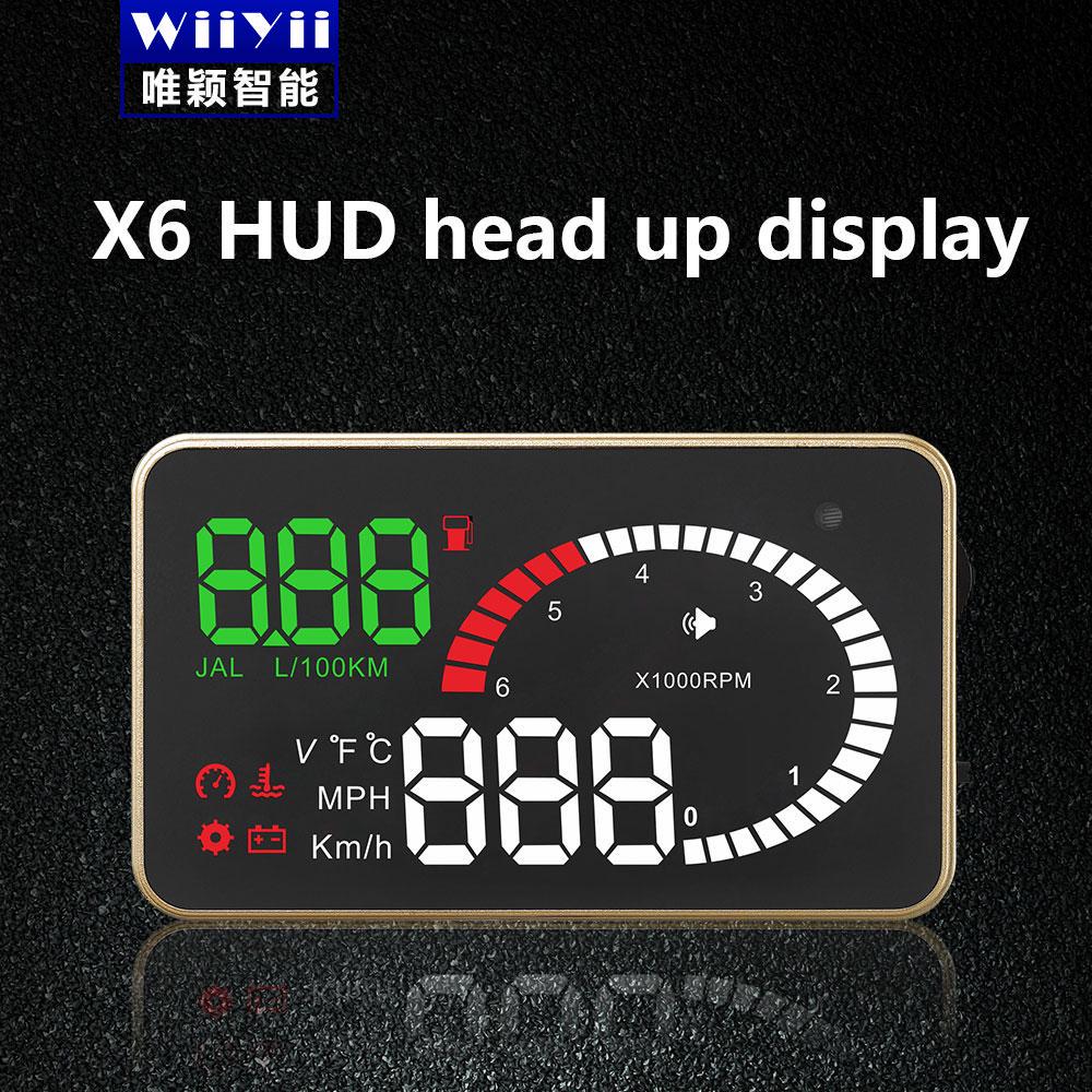 Buy X6 Auto Digital Speedometer Car Electronics Speed Projector ...