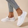 Loaferschoenen met veters voor dames, casual lichtgewicht instapschoenen van canvas, outdoorschoenen voor dames