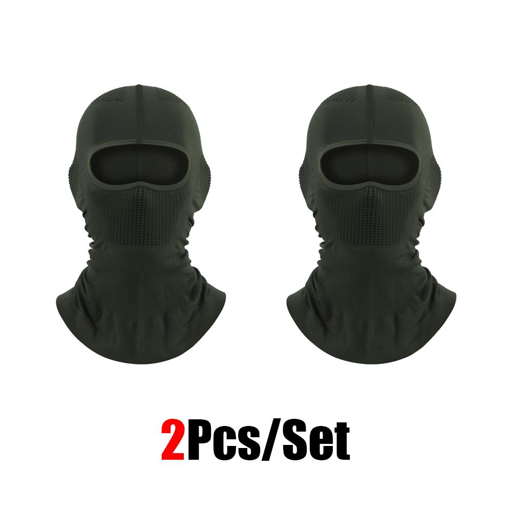 1pc/2pcs/4pcs Elasticity Breathable Balaclava Hat Cycling Full Face Mask Outdoor Ski Motorcycle Mask Scarf Helmet Inner Cap
