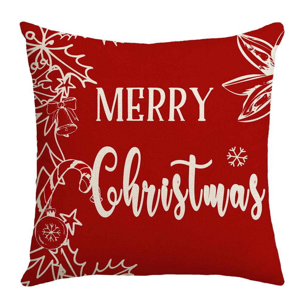 New Christmas Pillow Cover Home Atmosphere Decoration Pillow Sofa Cushion Cover