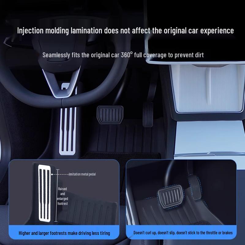 Tesla Model Y/3 Official Style Full Surround TPE Floor Mats
