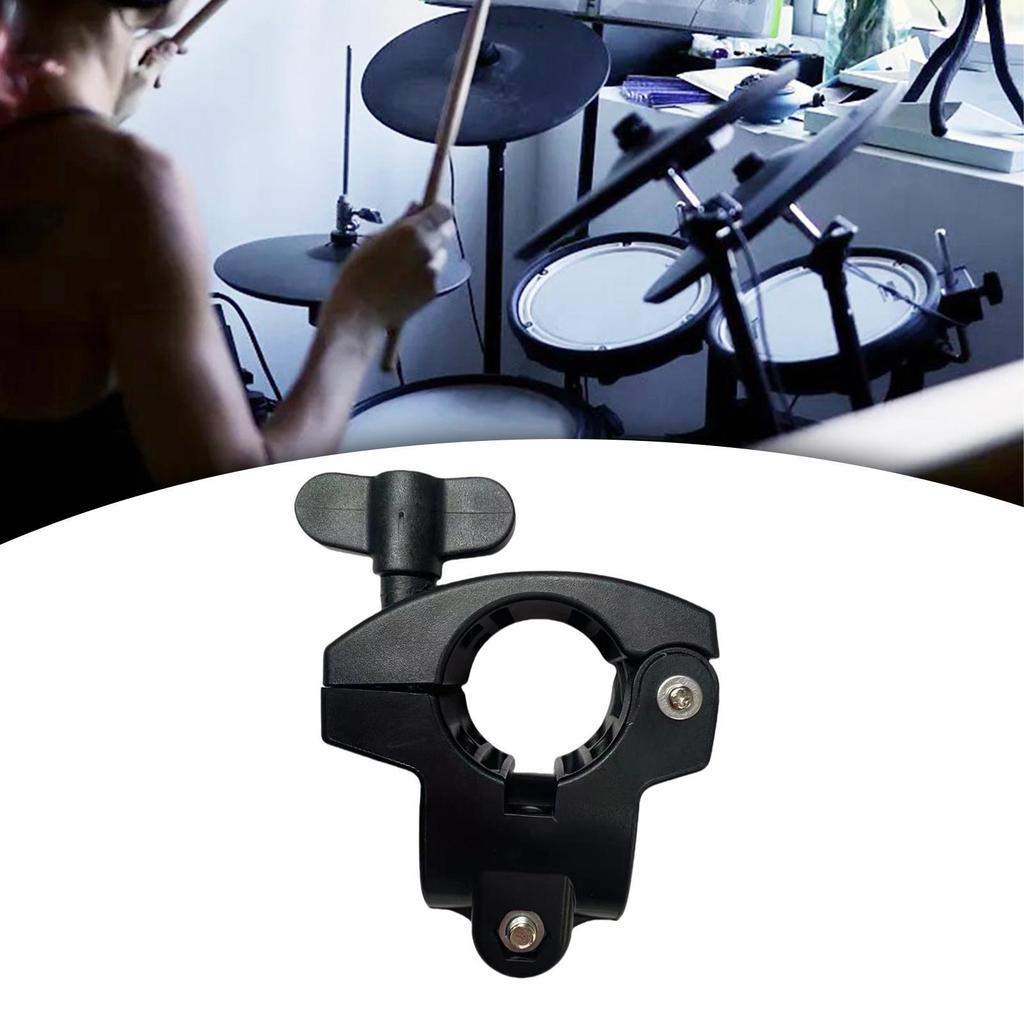 Electronic Drum Rack Clamp Drum Accessories Easy To Install Attachment Lightweight Sturdy Electronic Drums Clamp Clip Bracket