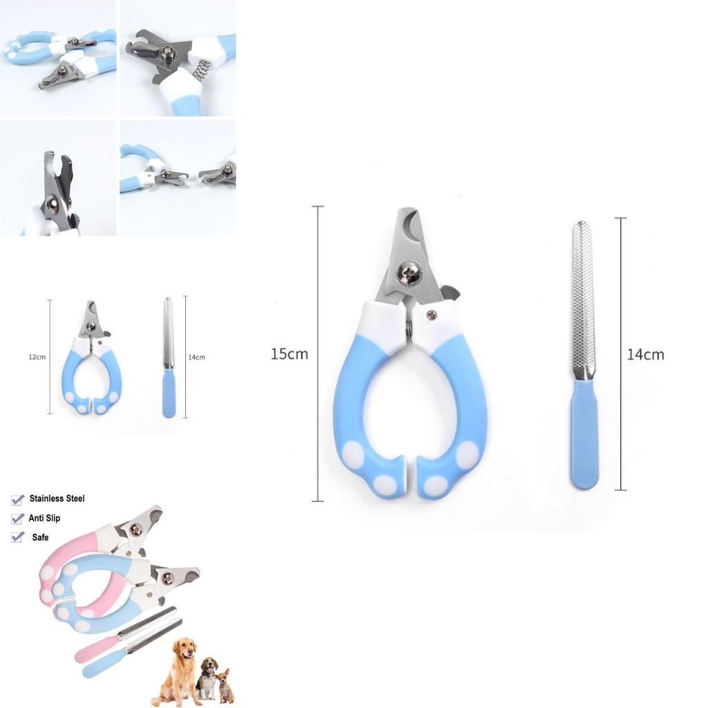 Durable Stainless Steel Pet Nail Clippers For Home Grooming
