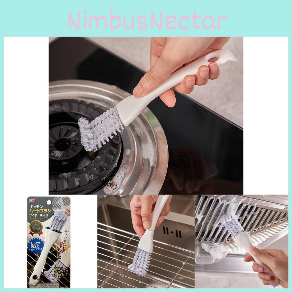 Abs Handle Gas Stove Brush With Nylon Bristles For Kitchen Sink Cleaning