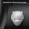 Start Button Cover Black Panther Anti-scratch Wear-resistant High Strength Cartoon Image Design Decorative Matte Car Interior Engine Ignition