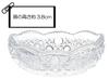 ADERIA Small 9 x x Height cm Peeking Delicacy Set of Made in Japan Bowl, Clear, Max. 5.6 3.8 Holder, 6, NT-146