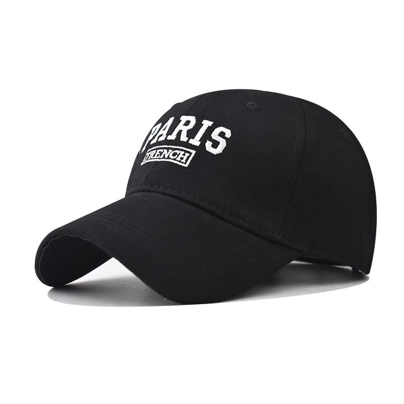 Embroidered Adult Paris Baseball Hat With Adjustable Closure And Protection Sun