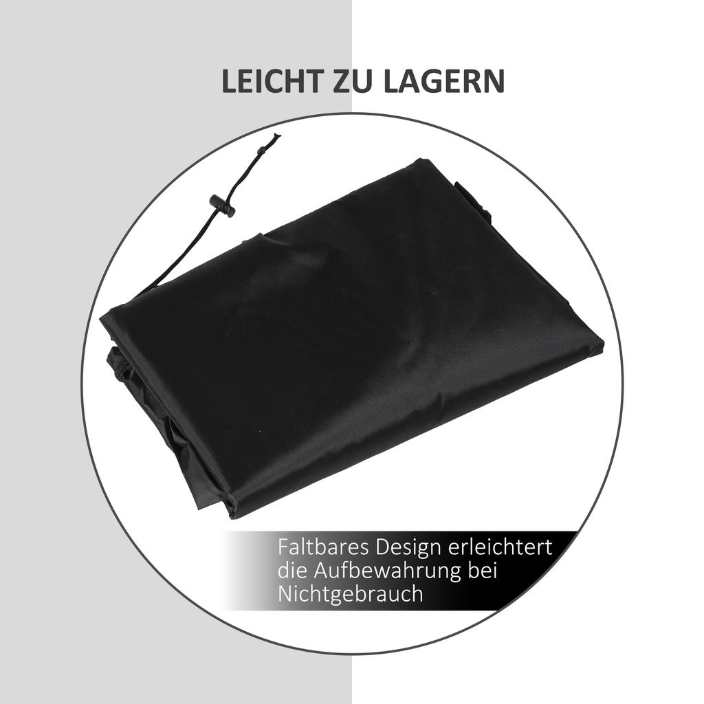 Black Hanging Chair Cover, Waterproof and Windproof, Protective Cover with Zipper, Cover for Hanging Basket, Swing Chair, Hanging Chair