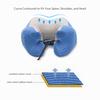 Memory Foam Travel Neck Pillow U-Shaped Adjustable Airplane Car Flight Pillow