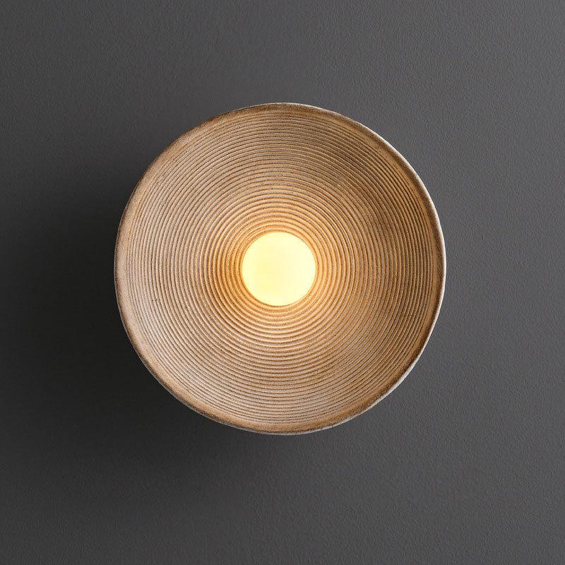 Wabi-Sabi Style Nordic Retro Wall Lamp for Living Room or Corridor