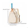 Racket Backpack WaterResistant Tennis Bag DampDry Separation with Shoe
