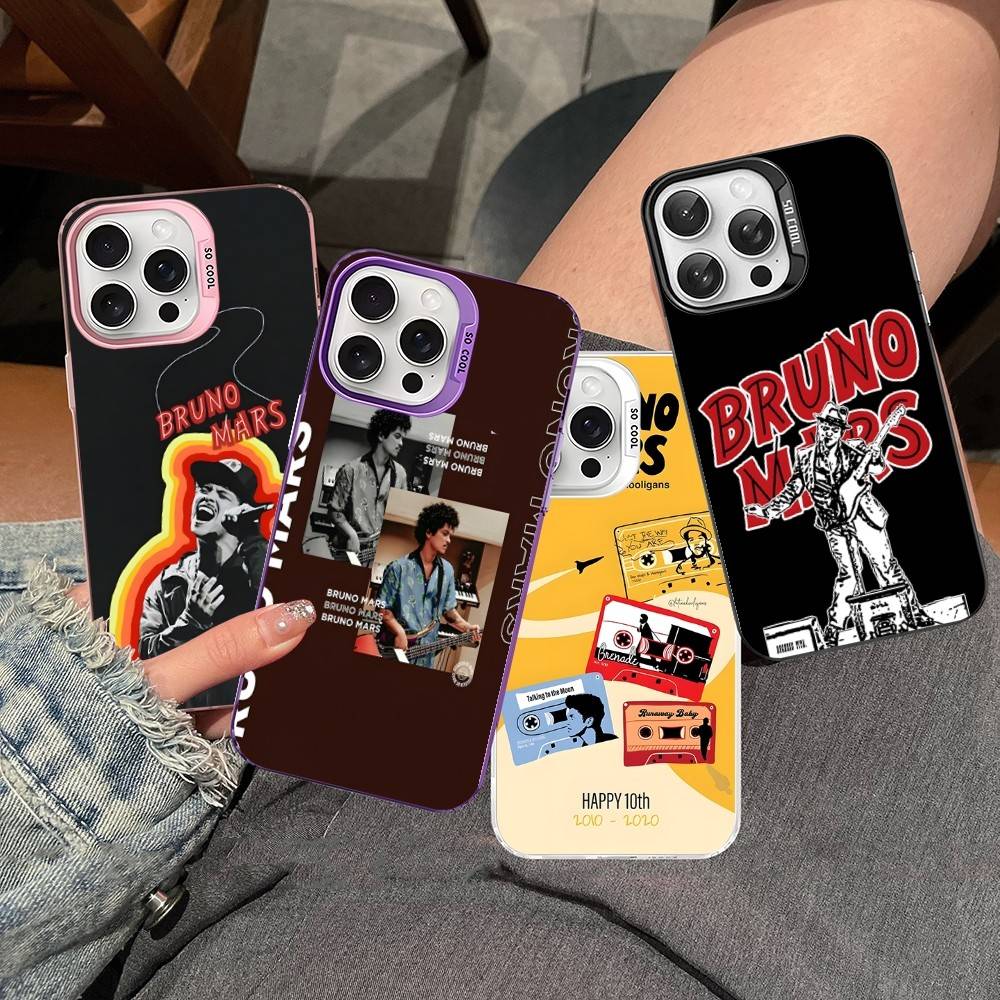 Bruno Mars Phone Case For iPhone 17 16 15 14 13 12 11 Pro MAX Matte Shockproof Back Anti Fall Matte Cover