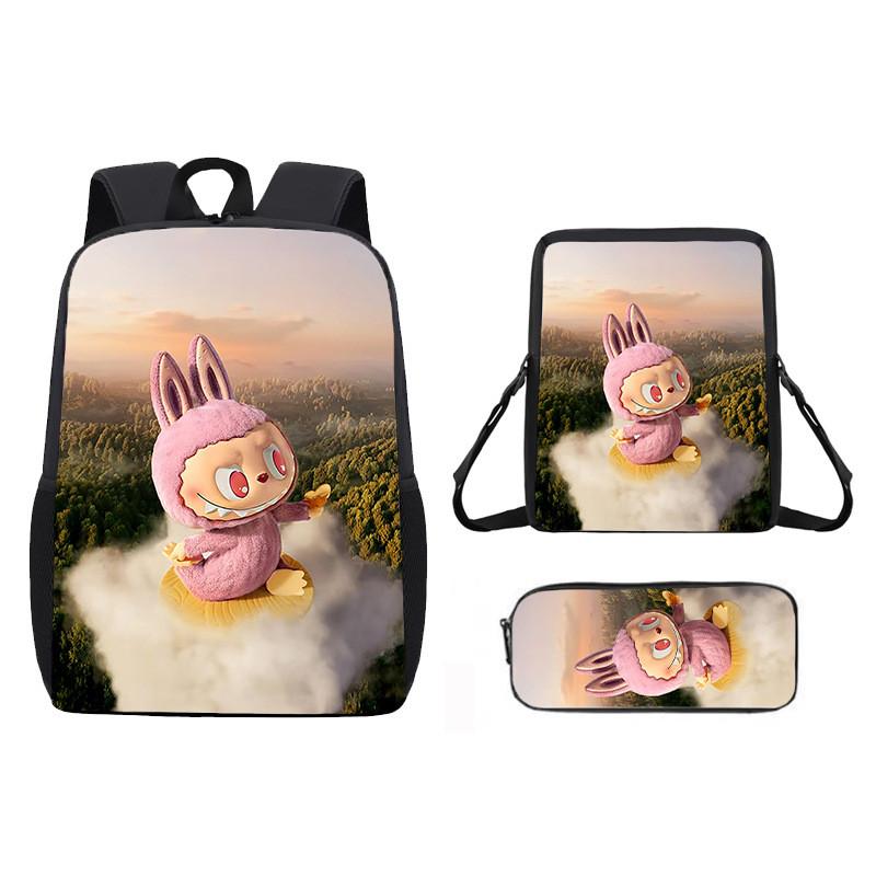Anime Shoulder Cartoon Bag Pencil Case School Backpack For Children