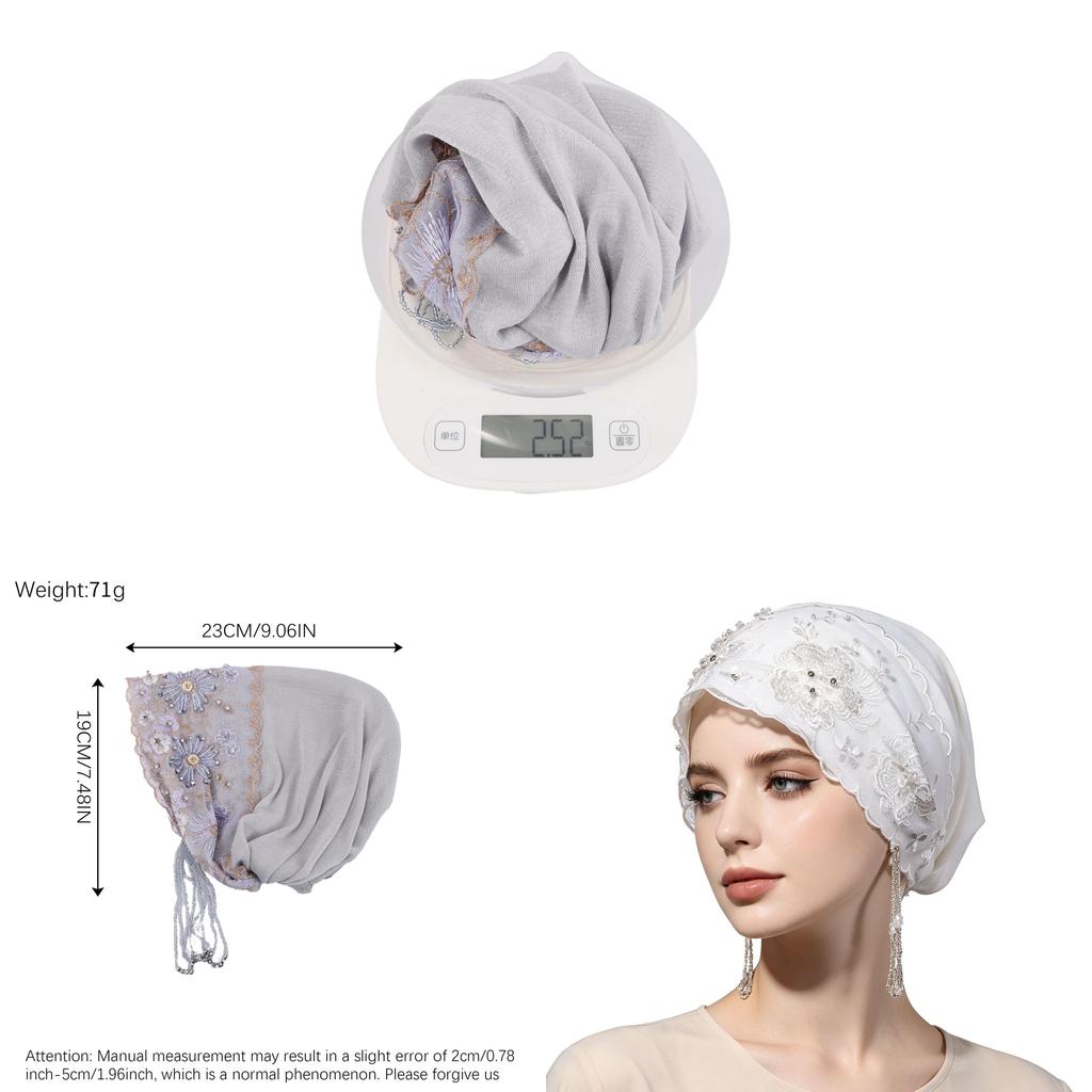Cappello con Nappe di Cristallo e Ricami per Abbigliamento Casual Estivo e Invernale
