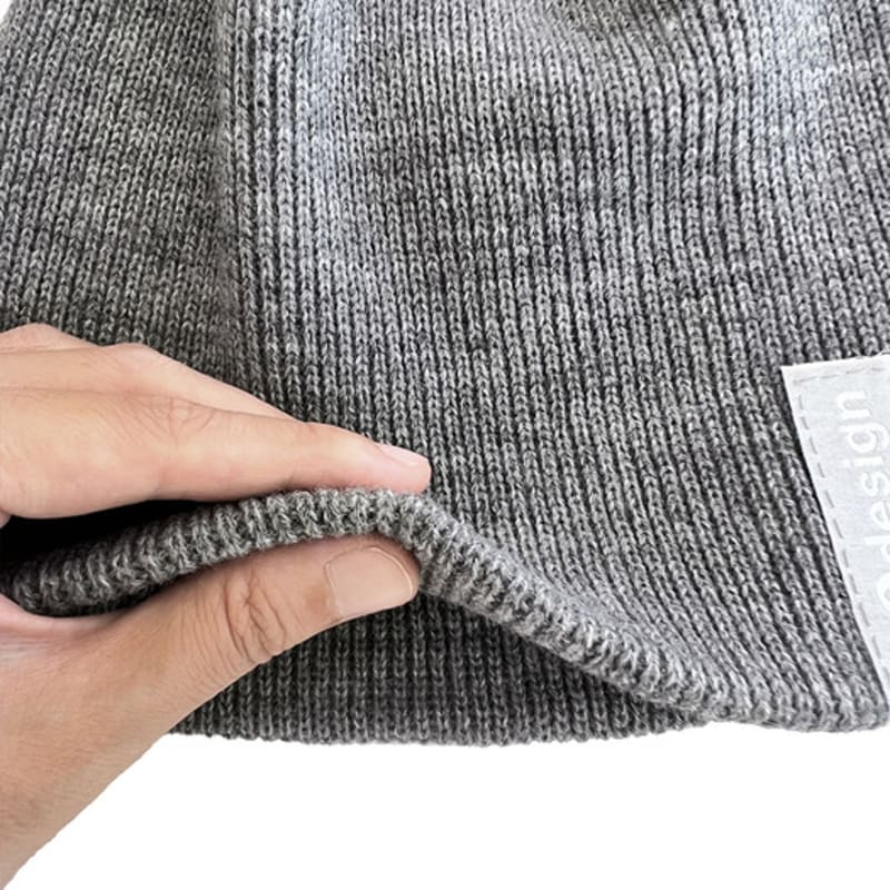 NOUGHT 000 Logotagg handarbete Mössa / Grå