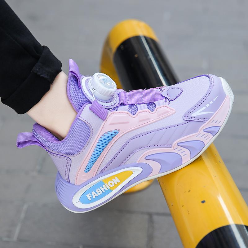 Fall/ Spring Girls Shoes Kid's Sneakers Boys' Outdoor Running Leisure Sneakers Spring Lightweight Gym Shoes Children Shoes Girls
