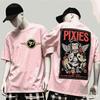 Pixies Für Fan Geschenk T-Shirt Unisex Unisex Harajuku Oversized Unisex Kurzarm Streetwear Hohe Qualität Paare Bequem Klassisch