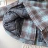 Girls' Preppy Winter Coat & Pleated Skirt Set - AWB003