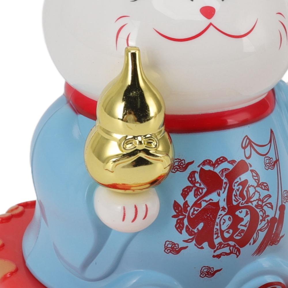 4.13x3.74x3.27in Chinese Fortune Cat Ornament Desktop Auspicious Decor  Window Embellishment