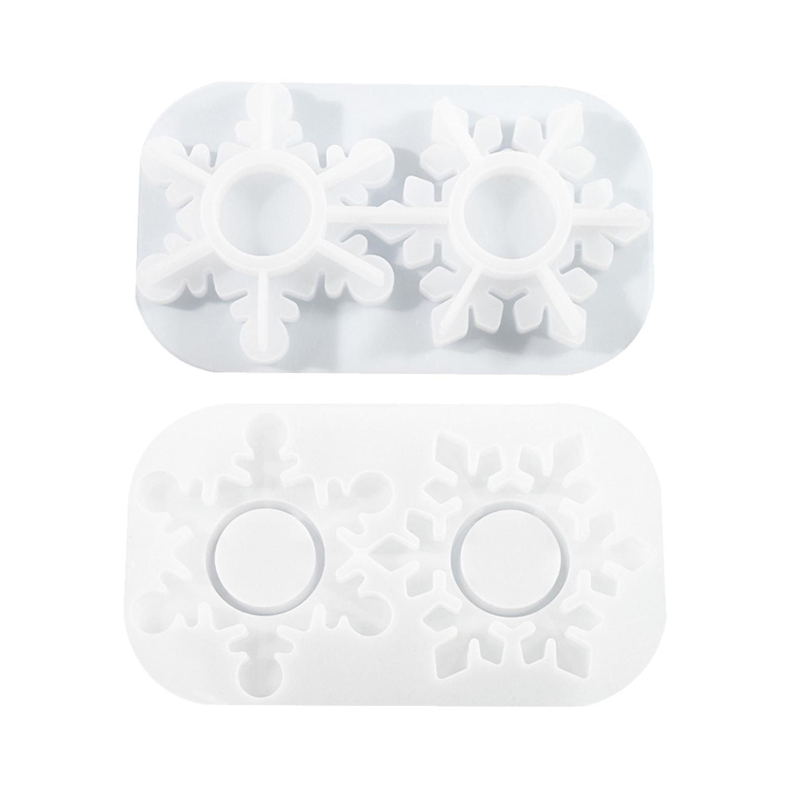 

Красивые подсвечники силиконовые формы настраиваемые формы подсвечника в форме снежинки художественные ремесла формы для домашнего декора A