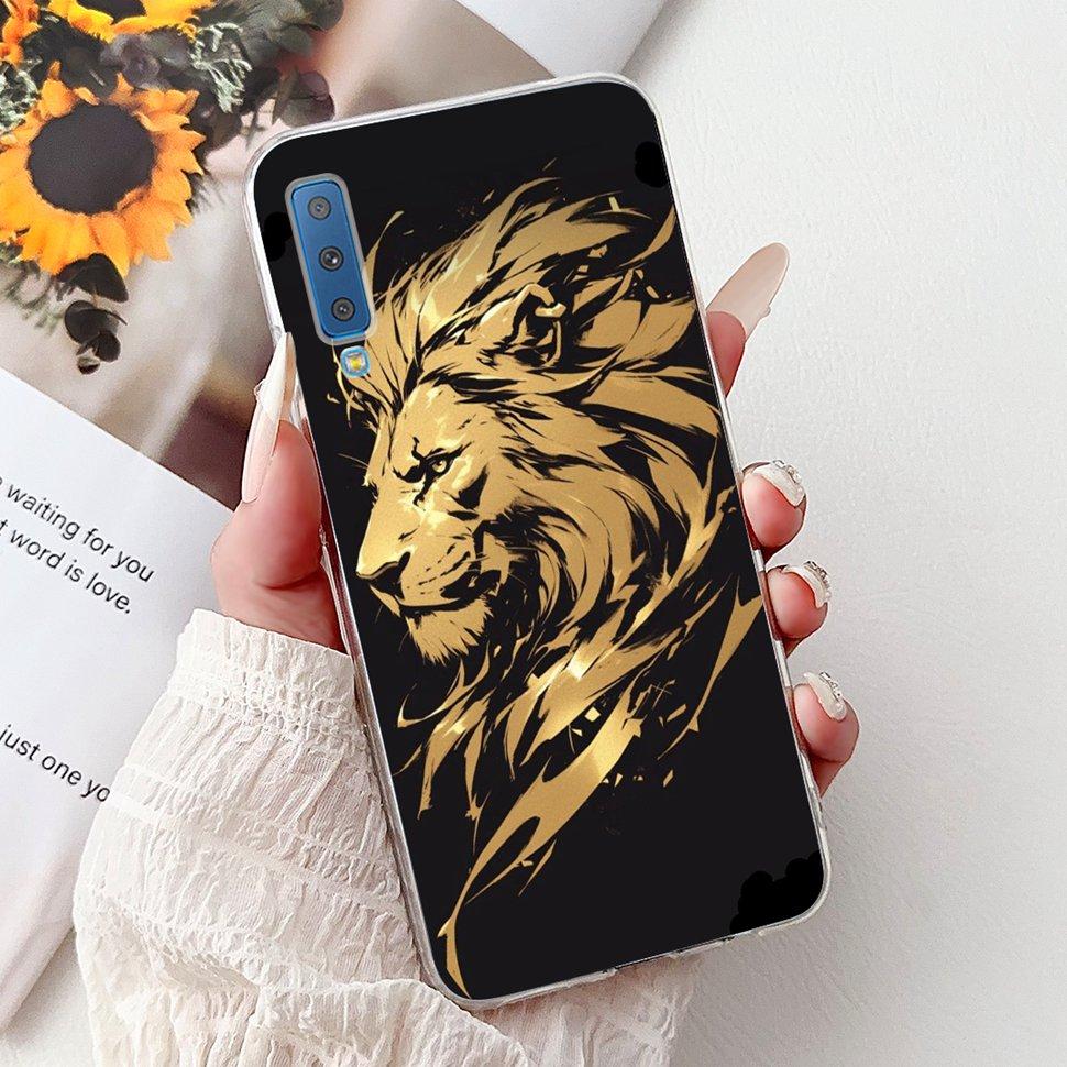 Για Samsung Galaxy A7 (2018) Θήκη Χαριτωμένη Γάτα Μόδα Ζωγραφισμένο Κάλυμμα Μαλακές Θήκες Σιλικόνης Για Samsung A7 A750F 2018 Fundas