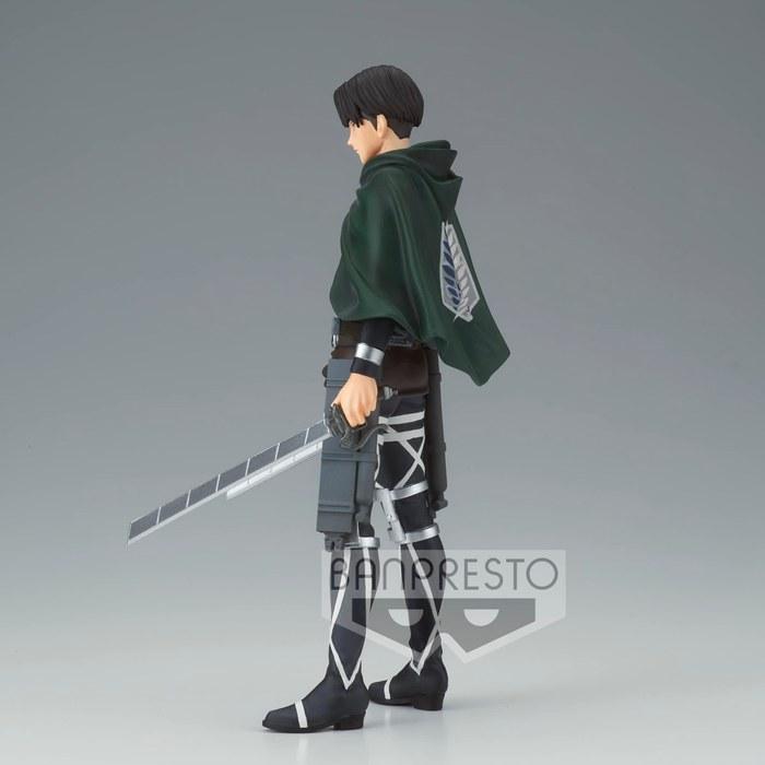 Banpresto Attack on Titan Levi Figure - The Final Season, 6.5 Inch