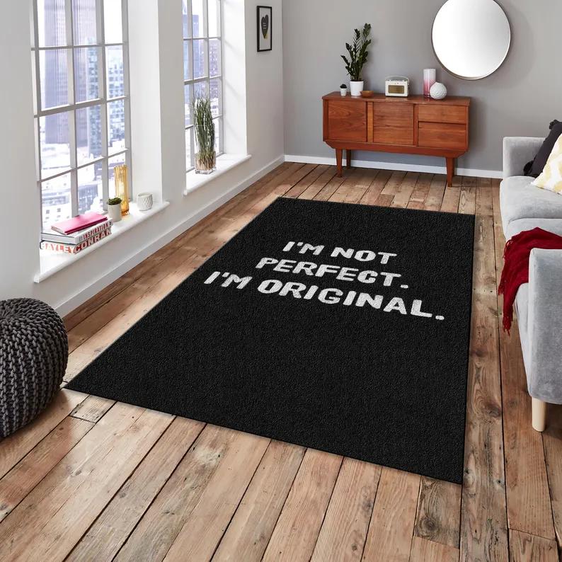 Motivational Quote Carpet Mat Rug Home Decoration Floor Rug for Living Room Bedroom Office Home Living Room Decor Bedroom Decor