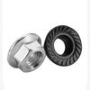 316 304 Stainless Steel M3 M4 M5 M6 M8 M10 M12 M14 M16 M18 M20 Serrated Spinlock Hex Flange Nut Lock Nuts Self-lock Hex Nuts