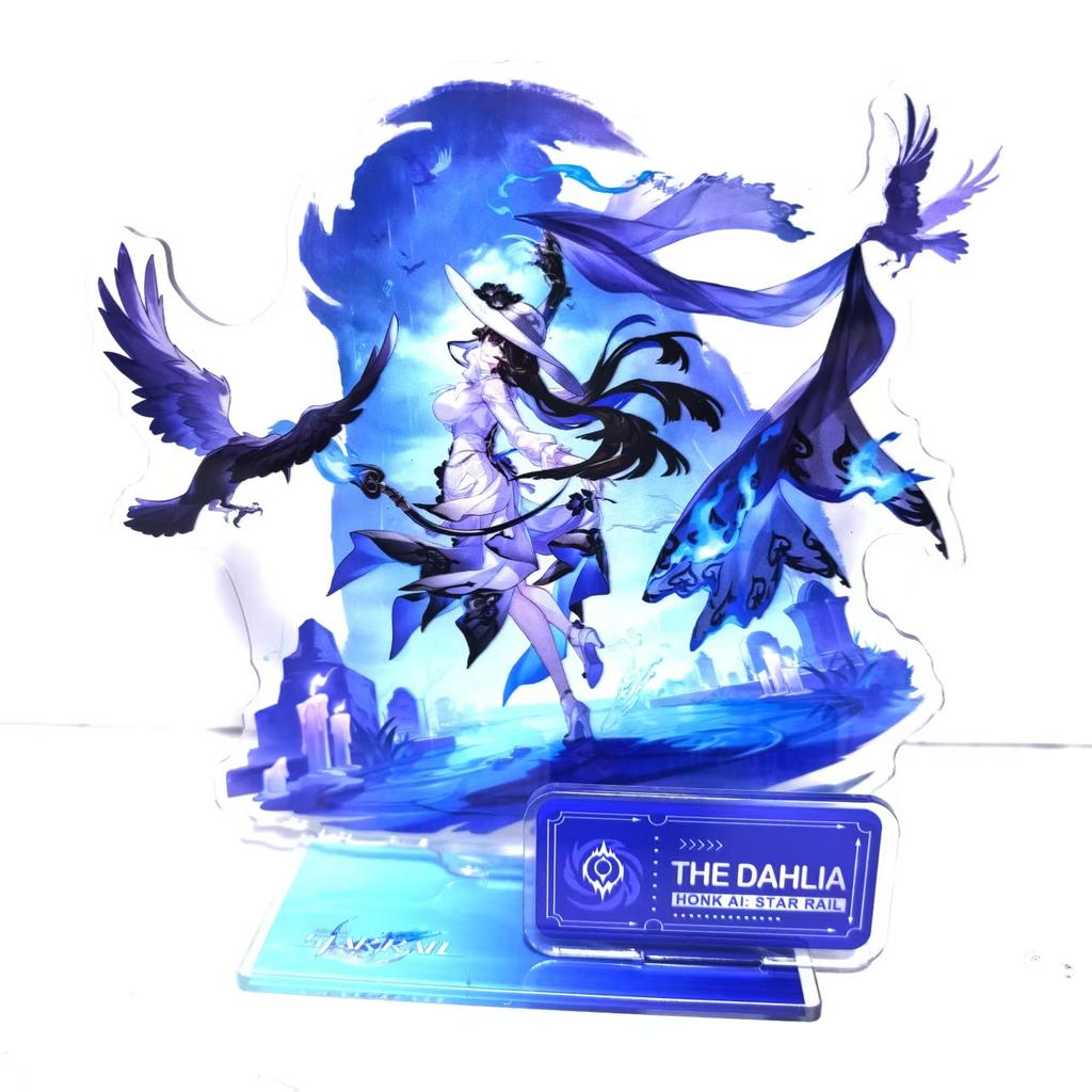 Game Figure Honkai: Star Rail Sunday Jiao Qiu Yunli Firefly Jingliu Acrylic Stand Model Plate Cosplay Anime Keychain Fans Gift
