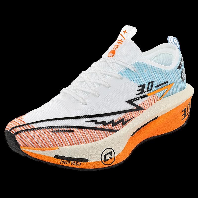 New running shoes autumn breathable mesh carbon board shock absorption running shoes men's and women's sports shoes couple outdoor walking