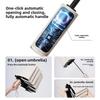 "Large Fully Automatic Folding Umbrella for Sun and Rain, High-Grade Men's Dual-Use Parasol"