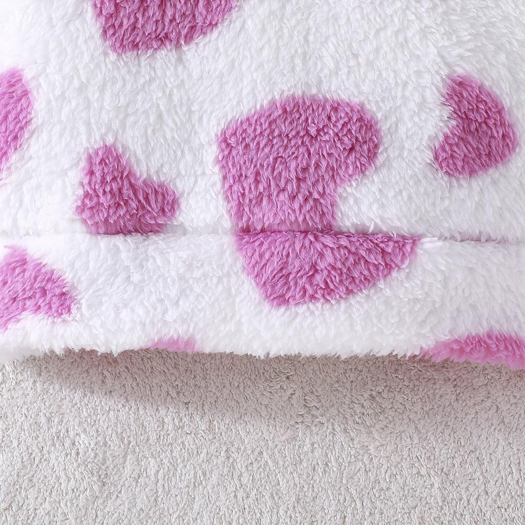 Printed Bear Furry Boys' Popular Hooded Two-Piece Set