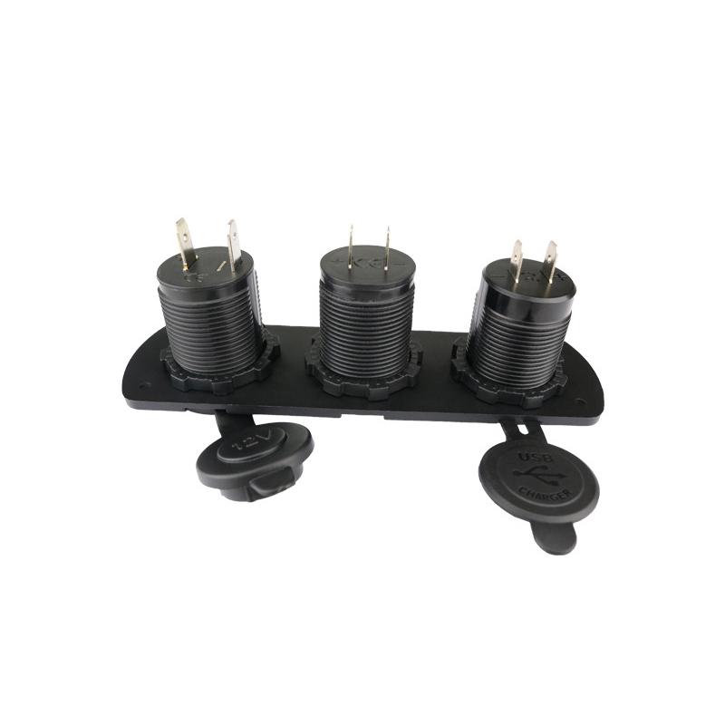 12V Dual USB 4.2A Car Charger with LED Digital Voltmeter Voltage Cigarette Lighter Power Socket Plug Adapter For Car Boat RV