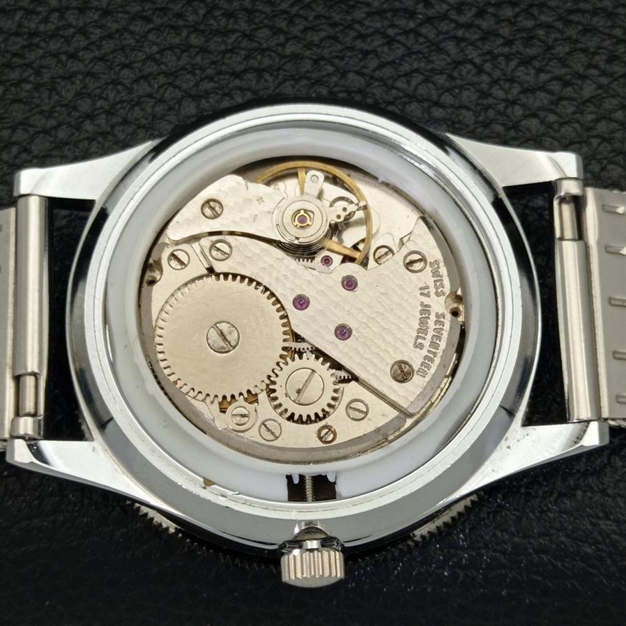 40MM DREHBARE LÜNETTE SCHWEIZER HERREN AUFGEARBEITETE TITUS SCHWARZES ZIFFERBLATT UHR a430789-2 R104-a430789