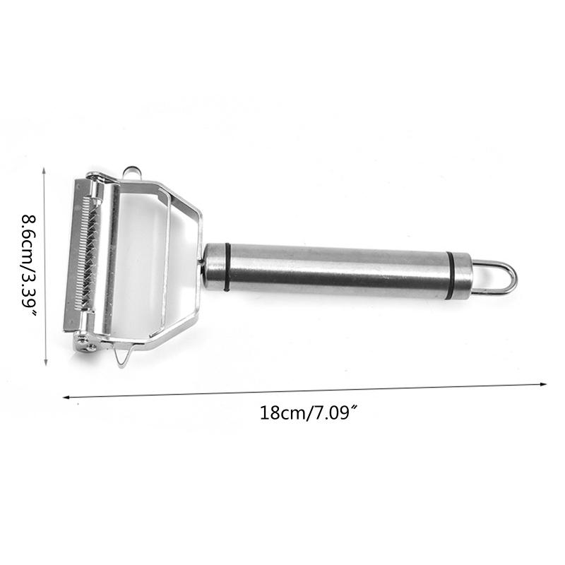 Stainless Steel Peeler Fruit Vegetable Melon Potato Carrot Cucumber Multifunction Grater Peeler Slice Home Kitchen Tool