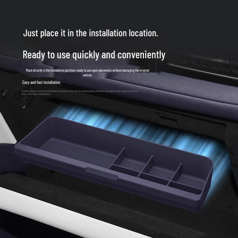 Fits 26 AITO M6 Models: Multi-functional Glove Box Organizer for Car Interior.
