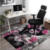 1PC Custom Name Day Dead Art Theme Floor Mat Ideal for Living Room, Game Rooms, Office, Bedroom,Floor Mat Playful Design
